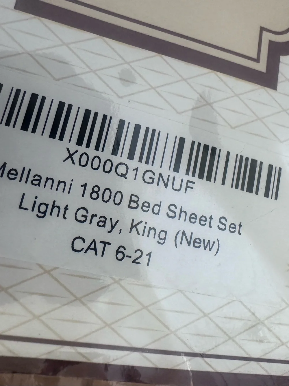 Mellanni Luxury Brushed Microfiber King Flat Bed Sheet - Light Gray